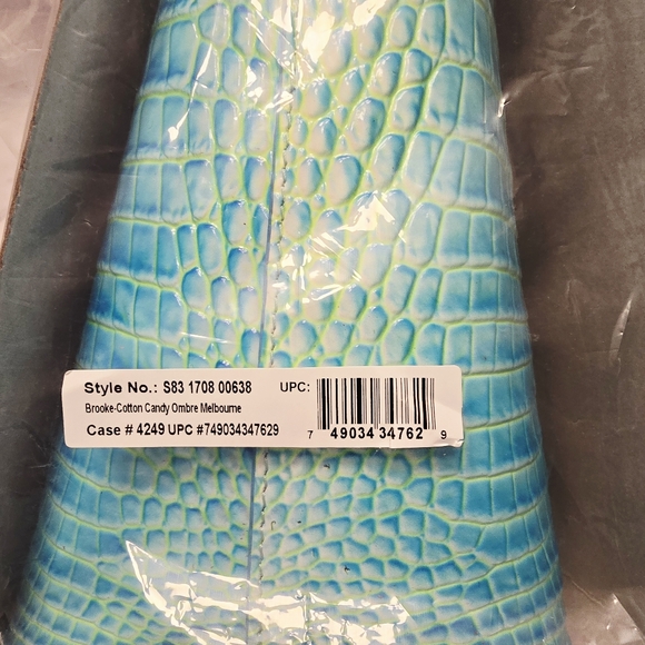 Brahmin Brooke Tote Bag in Cotton Candy Ombre Melbourne Leather w/ Zipper Pouch - Picture 14 of 14